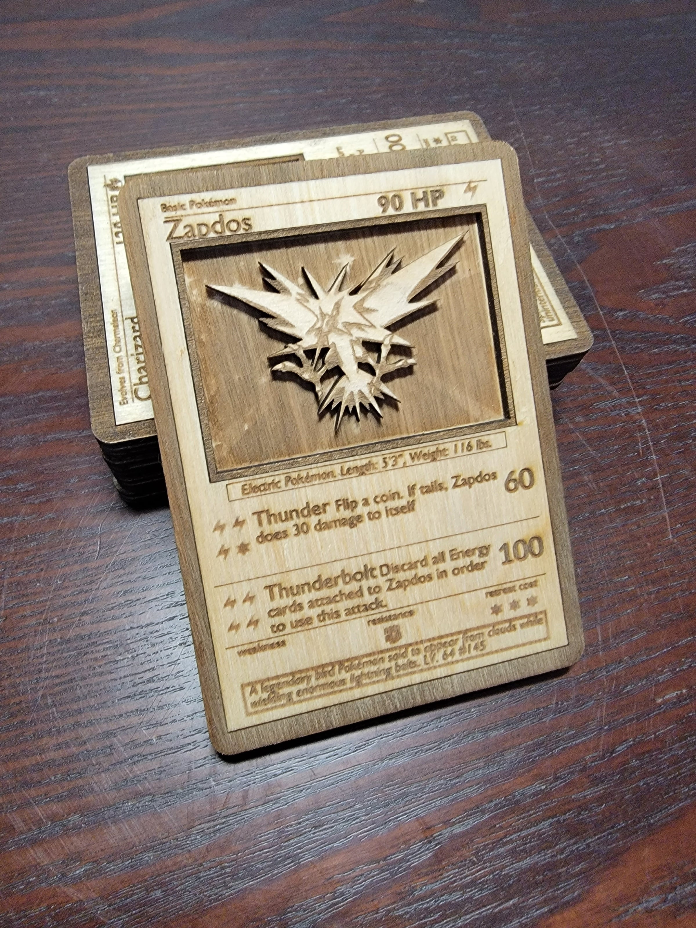 Custom Wooden Pokemon Cards | Nerdly